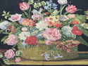 Large Gorgeous Tapestry Goblin Dutch Tulips Painti