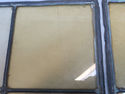 Lot 3 Antique Stained Leaded Glass Windows no Fram