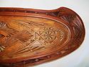 Lovely Old Antique Frisian Chip Carved Wood Tray F