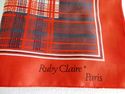 Gorgeous Ruby Claire Paris Designer Print Silk Sha