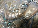 Gorgeous Detailed French Figural Copper Plaque Sup