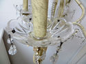 Gorgeous Chandelier 4 Arm Ceiling Lamp Crystal Fac