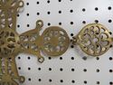 Vintage Old Byzantine Cross Bass Pendant Constanti