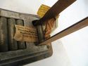 Great Working Rustic Antique Factory Label Post St