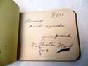 Antique Vintage Children's Autograph Poetry Album 