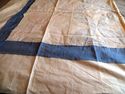 Unfinished Vintage Primitive Quilt Table Cloth w H