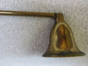 Ornate Long Brass Candle Wick Snuffer Top Vintage 