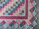 Beautiful Lg Antique Primitive Quilt  Block Squirs