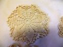 Lot 3 Vintage Antique Hand Crocheted Lace Runners 