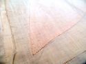 Unfinished Vintage Primitive Quilt Table Cloth w H