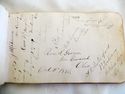 Adorable 1879 Antique Sadie Harper Autograph Book 