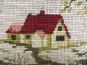 Gorgeous Set of 2 Vintage Needlepoint Hand Made Se