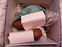  Stunning New Box African American Porcelain Baby 