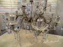 DAZZLING Lg Crystal Glass Chandelier 12 Arms hundr