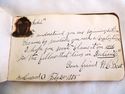 Adorable 1879 Antique Sadie Harper Autograph Book 