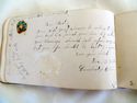 Adorable 1879 Antique Sadie Harper Autograph Book 