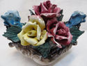 Gorgeous Vintage Italian Capodimonte Flower Basket