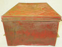 Primitive Antique Tea Storage Shop Tin Box Origina