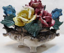 Gorgeous Vintage Italian Capodimonte Flower Basket