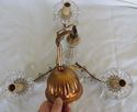 Gorgeous Antique Chandelier 3 Arm Ceiling Lamp Cry