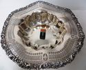 Stunning Antique Silver Fruit Potpourri Bowl Cente