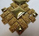 Gorgeous Vintage 1970s Necklace Pendant Gold Plate