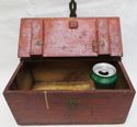 Antique 18th C Chocolate Box Original Early Paint 