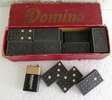 Great Complete in Box Vintage Domino Game w Painte