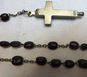 Rare Antique Nun's Reliquary Crucifix Seed Rosary 