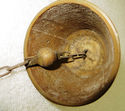 Old Antique Brass Church Bell Vintage with 4 Gospe