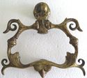 Gorgeous Huge Antique Door Knocker Heavy Solid Bra