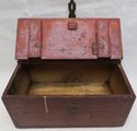 Antique 18th C Chocolate Box Original Early Paint 