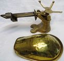 Antique Shop Candy Weight Scale w Original Brass S