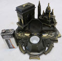 Gorgeous Antique French Inkwell w Paris Arch De Tr