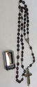 Rare Antique Nun's Reliquary Crucifix Seed Rosary 