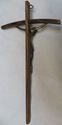 Vintage 1960 Era Religious Crucifix Wood Cross Bro