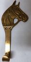 Antique Horse Bust Head Brass Hat Coat Hanger Hook