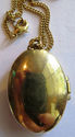 Gorgeous Vintage Necklace Pendant Locket Gold Tone