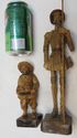 L Hand carved Wood  Set Don Quixote Sancho Figurin