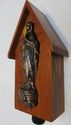 Vintage Holy Water Font w Plaque Holy Madonna Vigi