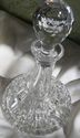 Gorgeous Diamond Faceted Cut Crystal Ships Decante