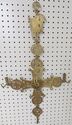 Vintage Old Byzantine Cross Bass Pendant Constanti