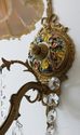 Gorgeous Pair Wall Sconces Chic Shabby Italian Tol