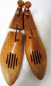 Authentic Primitive Pair Vintage Wood Cobbler Shoe