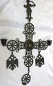 Antique Vintage Large Brass Byzantine Celtic Cross