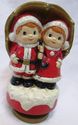 Adorable Vintage Music Box Christmas 2 Hummel Chil