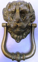 Fantastic Door Knocker Lion Face Head Ring Solid H