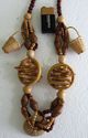 Gorgeous Native Carved Wood Necklace Amulet Pendan