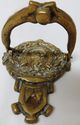 Gorgeous Huge Antique Ornate Figural Door Knocker 