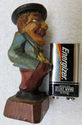 Vintage ANRI Hand Carved Wood Statue Man Figure It